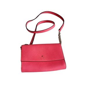 Kate Spade New York Hot Pink Carson Convertible Leather Crossbody Bag